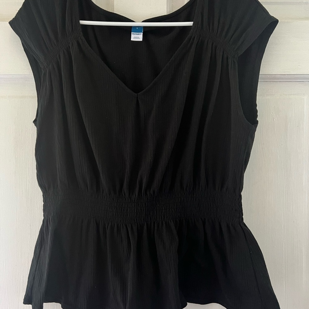 Old Navy Black Women's Top size Large